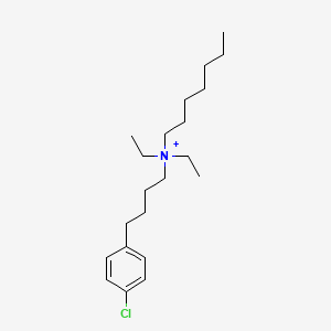 molecular formula C21H37ClN+ B1199958 Clofilium CAS No. 68379-02-2
