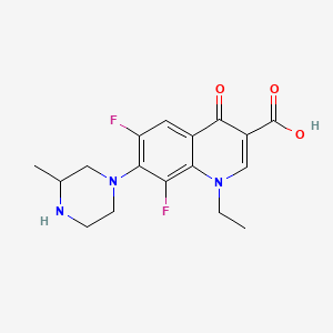 molecular formula C17H19F2N3O3 B1199960 Lomefloxacin CAS No. 98079-51-7
