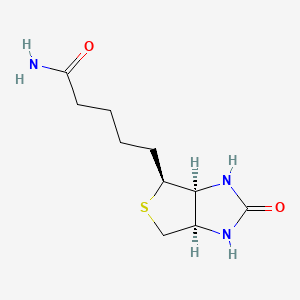molecular formula C10H17N3O2S B1199965 Biotin amide CAS No. 6929-42-6