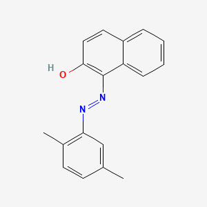molecular formula C18H16N2O B1199970 1-(2,5-Xylylazo)-2-naphthol CAS No. 85-82-5