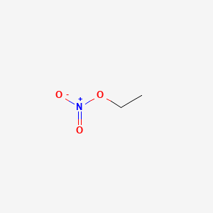 molecular formula C2H5NO3 B1199976 Ethyl nitrate CAS No. 625-58-1