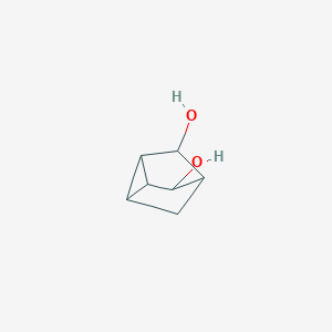 molecular formula C7H10O2 B11999783 Tricyclo[2.2.1.02,6]heptane-3,5-diol CAS No. 6975-11-7