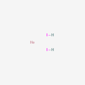 molecular formula H2HeI2 B1199994 氦气 - 碘化氢 (1/2) 