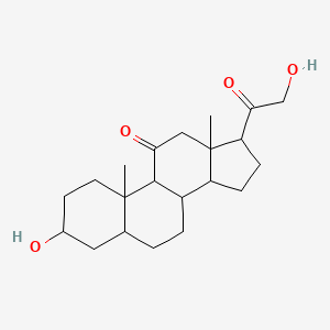 molecular formula C21H32O4 B11999949 3,21-Dihydroxypregnane-11,20-dione 