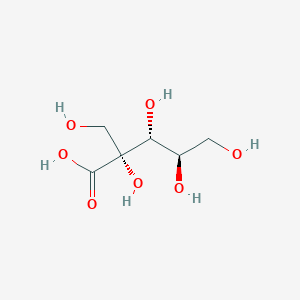 molecular formula C6H12O7 B1199995 2-羧基-D-阿拉伯糖醇 