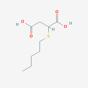 2-(Pentylsulfanyl)butanedioic acid