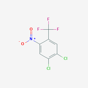molecular formula C7H2Cl2F3NO2 B120000 4,5-二氯-2-硝基苯三氟化物 CAS No. 50594-31-5