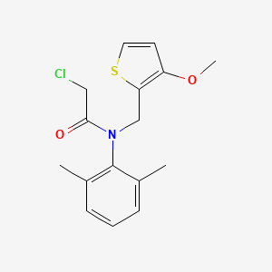molecular formula C16H18ClNO2S B1200005 特尼克氯 CAS No. 96491-05-3