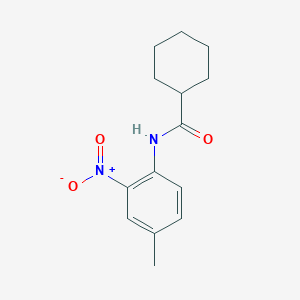 N-(4-methyl-2-nitrophenyl)cyclohexanecarboxamide