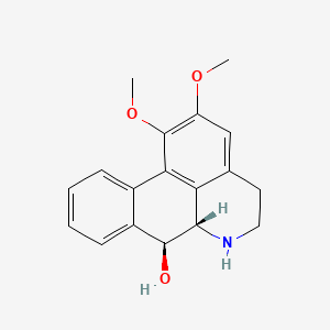 molecular formula C18H19NO3 B1200010 Nornuciferidine CAS No. 112494-69-6