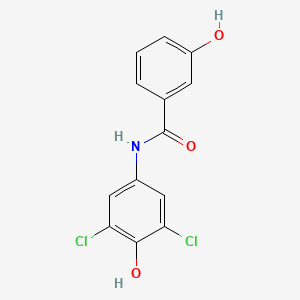 N-(3,5-Dichloro-4-hydroxyphenyl)-2-hydroxybenzamide