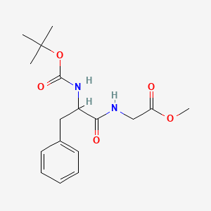 Methyl (tert-butoxycarbonyl)phenylalanylglycinate