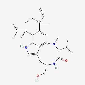 molecular formula C28H41N3O2 B1200020 Des-O-methylolivoretin C CAS No. 95013-42-6