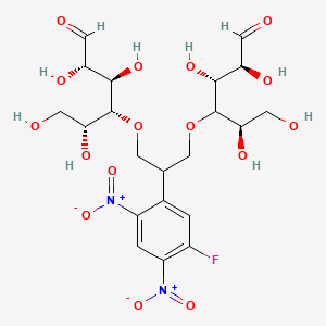 molecular formula C21H29FN2O16 B1200021 Fdnb-bmpa CAS No. 96602-47-0