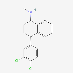 molecular formula C17H17Cl2N B1200038 Sertraline CAS No. 79617-96-2