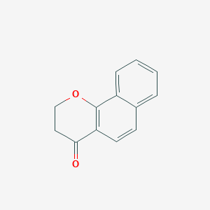 molecular formula C13H10O2 B12000560 2,3-dihydro-4H-benzo[h]chromen-4-one CAS No. 16563-51-2