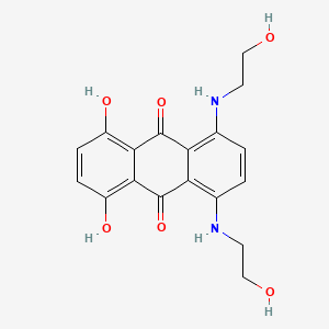 molecular formula C18H18N2O6 B1200070 Disperse blue 7 CAS No. 3179-90-6