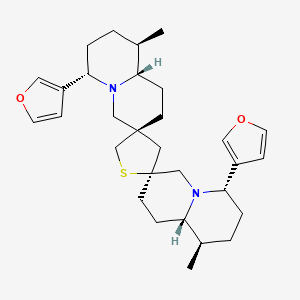 molecular formula C30H42N2O2S B1200088 Thiobinupharidine CAS No. 30343-72-7