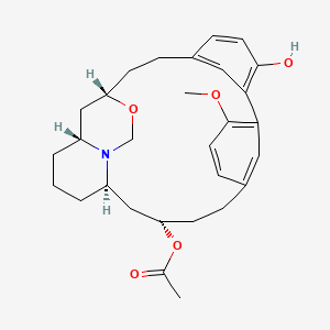 molecular formula C29H37NO5 B1200091 Lythramine CAS No. 32420-56-7