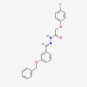 N'-(3-(Benzyloxy)benzylidene)-2-(4-fluorophenoxy)acetohydrazide