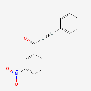 molecular formula C15H9NO3 B1200110 1-(3-硝基苯基)-3-苯基-2-炔-1-酮 CAS No. 16616-39-0