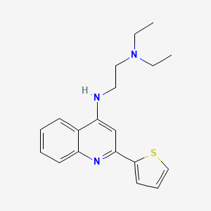 N',N'-Diethyl-N-(2-(thiophen-2-yl)quinolin-4-yl)ethane-1,2-diamine