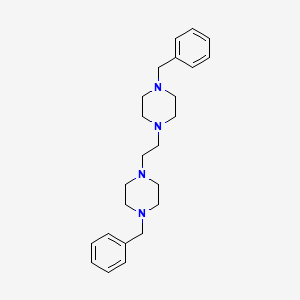 1-Benzyl-4-[2-(4-benzyl-1-piperazinyl)ethyl]piperazine