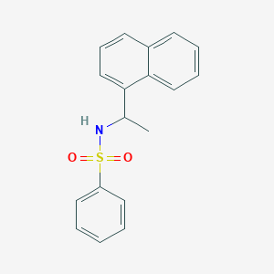 N-[1-(naphthalen-1-yl)ethyl]benzenesulfonamide