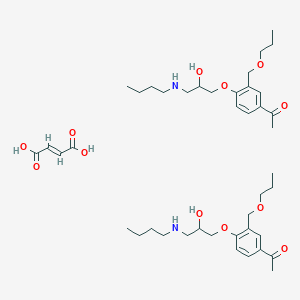 B120012 (E)-But-2-enedioic acid;1-[4-[3-(butylamino)-2-hydroxypropoxy]-3-(propoxymethyl)phenyl]ethanone CAS No. 152271-00-6