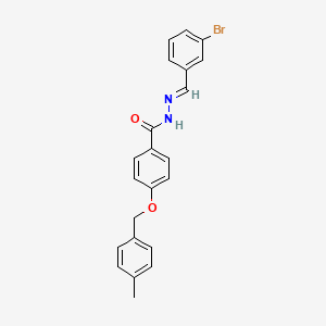 N'-[(E)-(3-bromophenyl)methylidene]-4-[(4-methylbenzyl)oxy]benzohydrazide