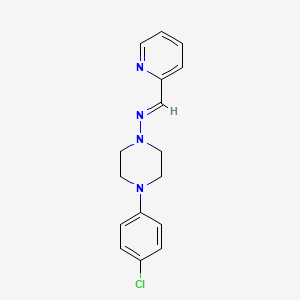 (4-(4-Chloro-phenyl)-piperazin-1-YL)-pyridin-2-ylmethylene-amine