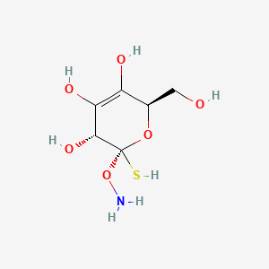 molecular formula C6H11NO6S B1200144 S-Nitrosothioglucose CAS No. 73427-33-5
