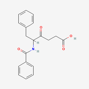 5-Benzamido-4-oxo-6-phenylhexanoic acid