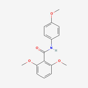 molecular formula C16H17NO4 B1200158 2,6-dimethoxy-N-(4-methoxyphenyl)benzamide 