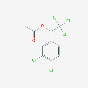molecular formula C10H7Cl5O2 B1200179 Plifenate CAS No. 21757-82-4