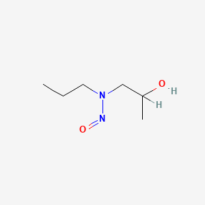 molecular formula C6H14N2O2 B1200180 1-(Nitrosopropylamino)-2-propanol CAS No. 39603-53-7