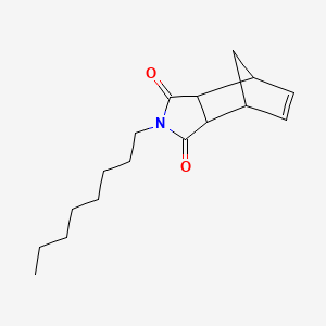 molecular formula C17H25NO2 B1200183 1,2,3,6-Tetrahydro-N-octyl-3,6-methanophthalimide CAS No. 7786-80-3