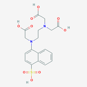 N-{2-[bis(carboxymethyl)amino]ethyl}-N-(4-sulfonaphthalen-1-yl)glycine