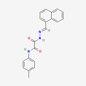 N-(4-Methylphenyl)-2-(2-(1-naphthylmethylene)hydrazino)-2-oxoacetamide