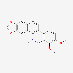 molecular formula C21H19NO4 B1200217 二氢车叶草碱 CAS No. 6880-91-7