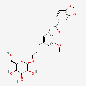 molecular formula C25H28O10 B1200218 埃格诺尔葡萄糖苷 