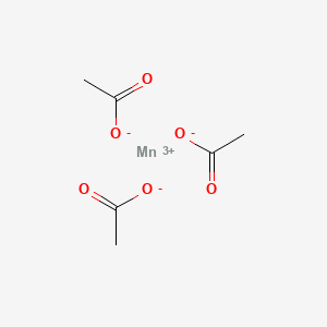 molecular formula C6H9MnO6 B1200233 Manganese(III) acetate CAS No. 993-02-2
