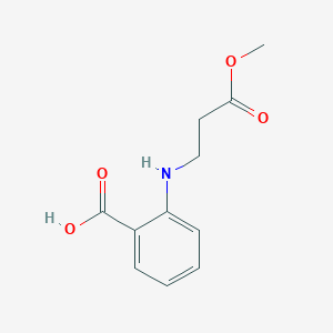 2-[(3-Methoxy-3-oxopropyl)amino]benzoic acid