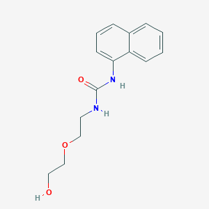 3-[2-(2-Hydroxyethoxy)ethyl]-1-(naphthalen-1-yl)urea