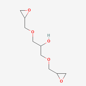 molecular formula C9H16O5 B1200253 2-Propanol, 1,3-bis(2-oxiranylmethoxy)- CAS No. 3568-29-4