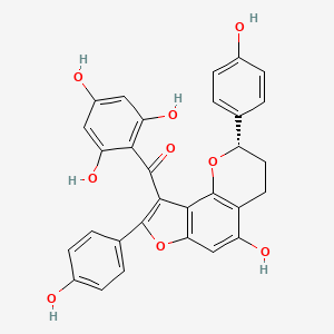 molecular formula C30H22O9 B1200267 达芙诺多林 A CAS No. 95733-03-2