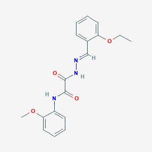 2-(2-(2-Ethoxybenzylidene)hydrazino)-N-(2-methoxyphenyl)-2-oxoacetamide