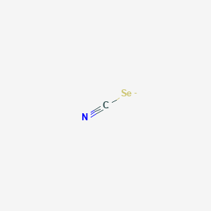 molecular formula CNSe- B1200272 Selenocyanate CAS No. 5749-48-4