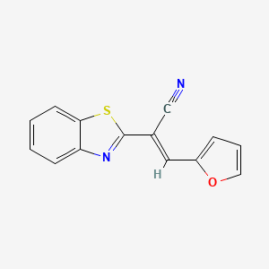 2-Benzothiazol-2-yl-3-furan-2-yl-acrylonitrile