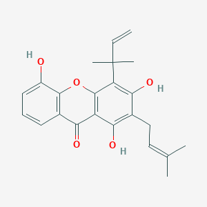 molecular formula C23H24O5 B1200282 Allanxanthone A 
